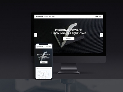 Sklep Carbonica branding design illustration logo web