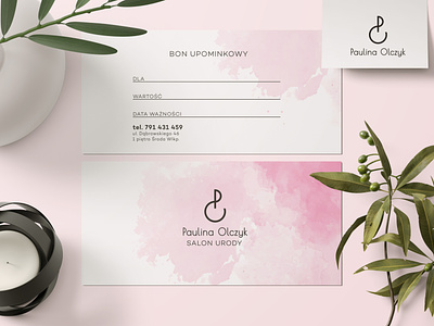 Salon Urody branding design illustration logo ui ux web website