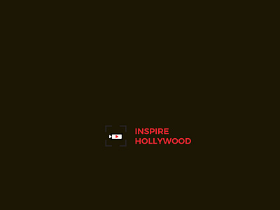 inspire hollywood logo abastact animation brand identity creative design flat graphic design logo logos vector