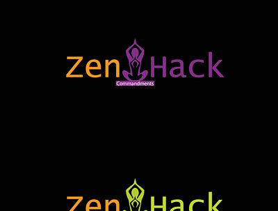 zen hack logo abastact animation brand identity creative design illustration logo logos typography vector