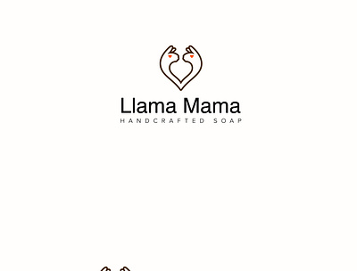 Llama mama abastact animation brand identity branding creative design graphic design illustration logo logos