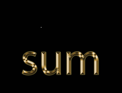 sum gold effect abastact animation brand identity creative design graphic design illustration logo logos vector