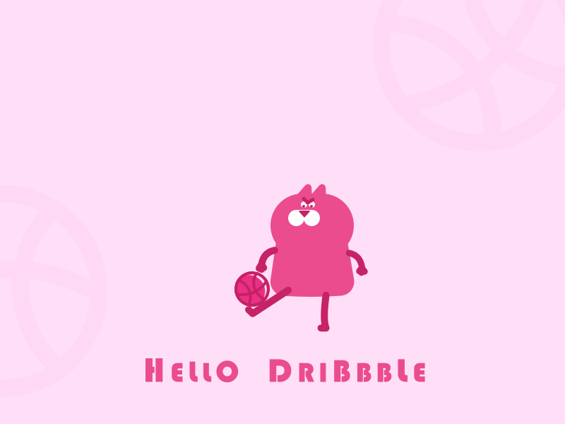 hello dribbble animation design ui