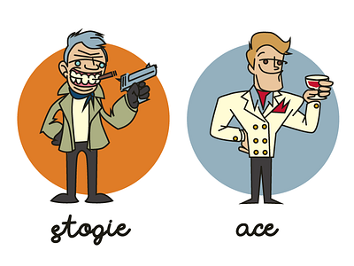Bootleg A-Team (Stogie and Ace) a team character design face hannibal illustration parody vector