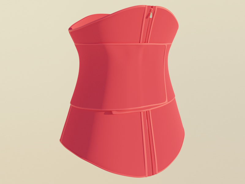 Waist Trainer (product modeling) product design product illustration 3d artist 3d design blender