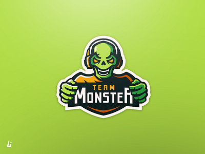 Monster Team mascot logo