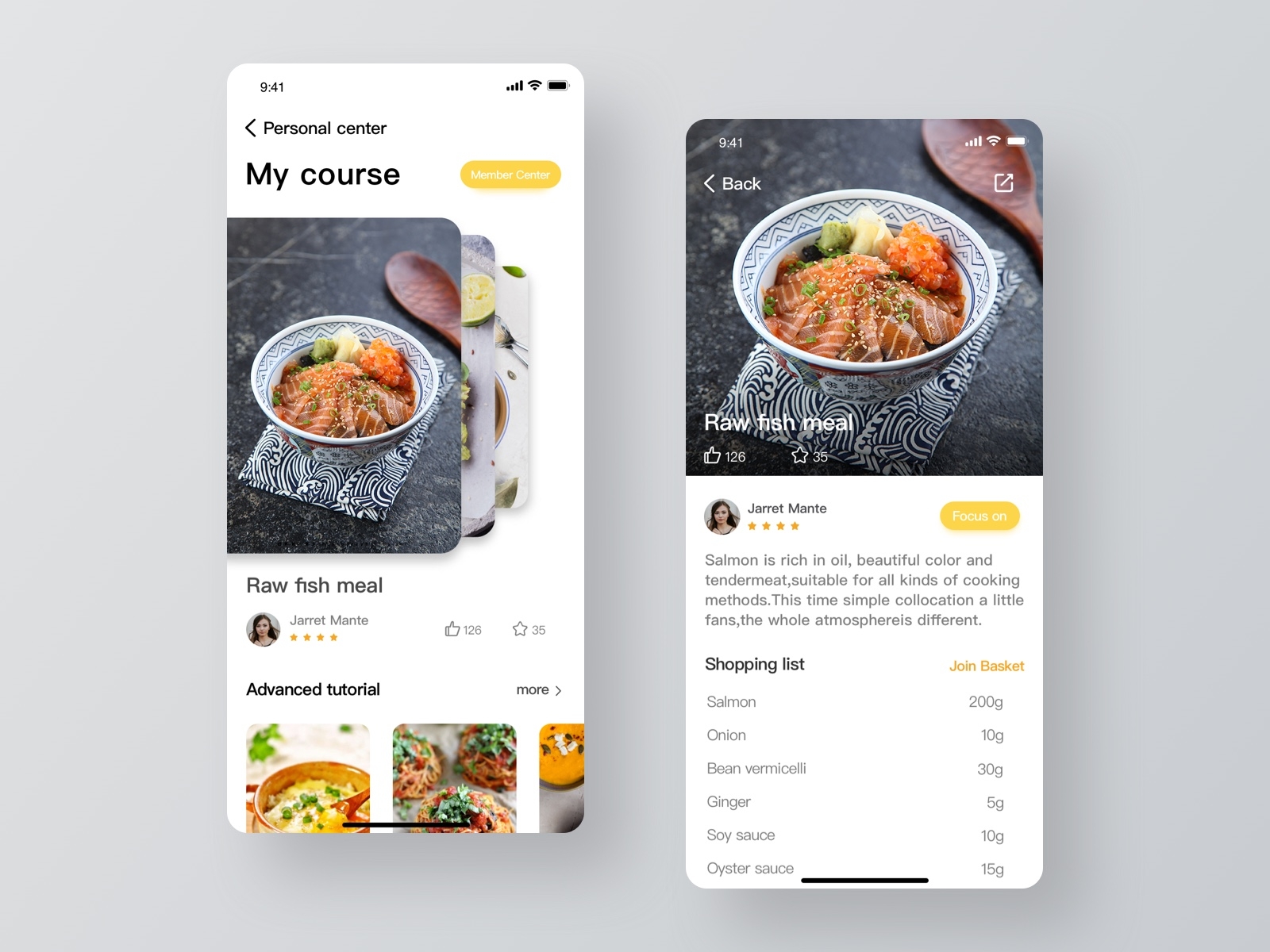 Food App Concept by Jingwei_Z on Dribbble