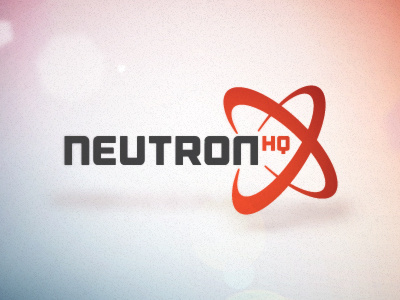 Neutron Systems Logo brand identity logo neutron typography