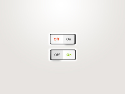 CSS3 Switch 3d button css3 light off on switch toggle ui ux