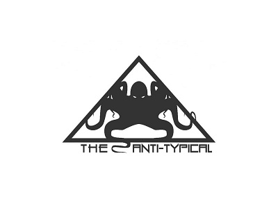 The Anti-Typical gaming logo octopus triangle