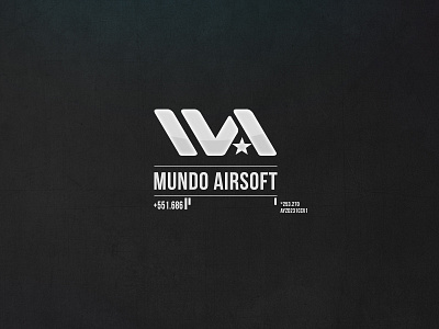 Mundo Airsoft airsoft art direction logo military war