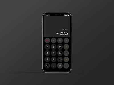Daily UI 004 - Calculator app dailyui 004 dailyuichallenge design ui