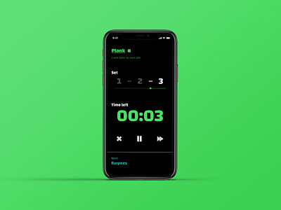 Daily UI 014 - Countdown timer for sport app