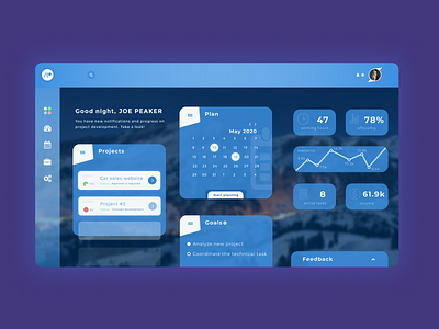 ArtPeak working panel concept concept design figma ui web