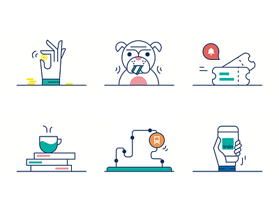 Trainline - Spot Illustrations branding icons illustrations outline ui