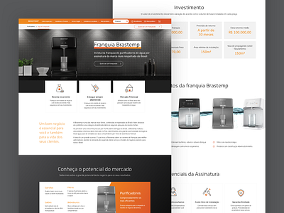 Brastemp Responsive Website branding home appliances icons illustration layout responsive website ui user interface visual design