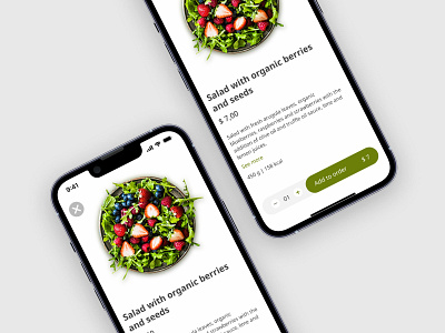 Food Delivery App design ios minimal mobile design typography ui