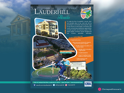 City of Lauderhill Full Page Magazine Ad Design banner ad banner design branding brochure design flyer flyer design flyers form design google graphic logo magazine magazine ad magazine cover magazine design magazine illustration poster united states web banner ad