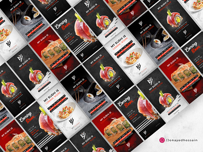 Instagram Stories- Mysushi banner ad banner design design facebook ad google ad banner instagram instagram banner instagram post instagram stories social media banner