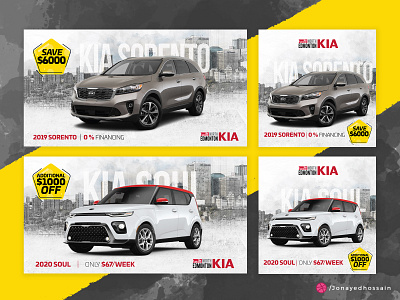 KIA Social Media Ads banner ad banner design brochure design facebook facebook ad facebook ads facebook banner facebook cover flyer flyer design flyer template instagram banner instagram post instagram stories instagram template social media banner