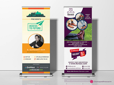 Roll Up Banner Design banner ad banner design brochure flyer flyer design flyer template google ad banner magazine ad roll up banner rollup social media banner