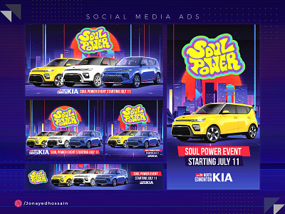 KIA Social Media Ads banner banner ad banner ads banner design brochure design facebook ad facebook ads facebook cover flyer google ad banner google ads instagram banner instagram post instagram stories magazine ad social media banner social media design