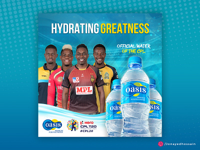 Oasis CPL20 Official Water - Social Media Ad