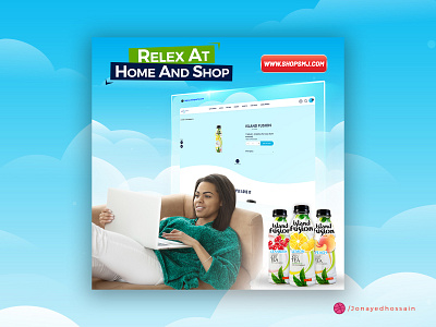 Relex at Home and Shop Banner