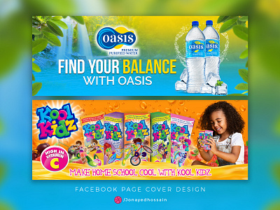 Facebook Cover Page Design- Oasis and Koolkidz