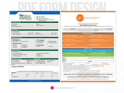 Fillable PDF Form Design