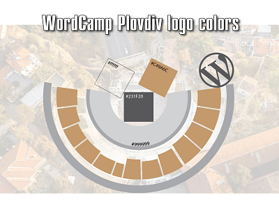 WordCamp Plovdiv 2020 logo colors branding design illustration illustrator logo logo design logodesign vector wordcamp wordpress