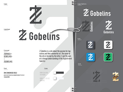 Z Gobelins logo design branding graphic design illustrator logo logo design