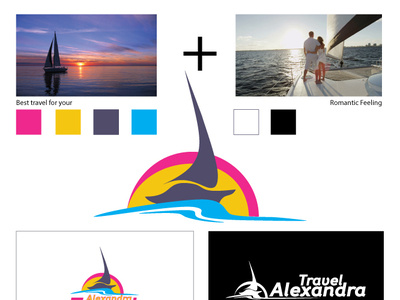 Alexandra Тravel Logo design