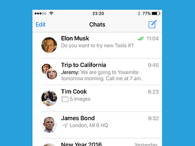 Telegram iOS app redesign ios messenger telegram