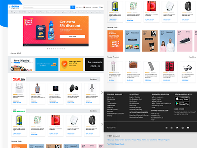 Souq redesign Case Study design ui ux web