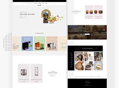 Abu Auf Home page Redesign