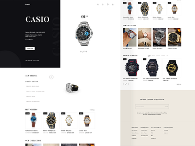 Watch Store Home Page