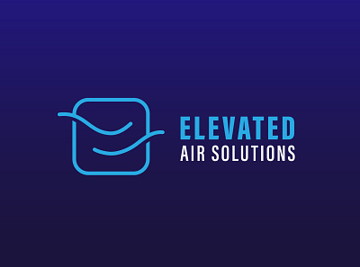 Elevated Air Solution logo design