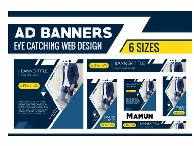 Web Banner Professional corporate eyecatching web ad webdesign website banner