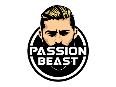 Passionbeast cartoon portrait graphic design mamunsart professional vector