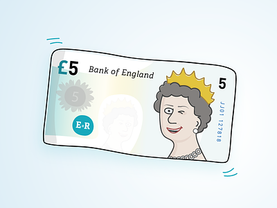 Five for a fiver five five pounds fiver queen