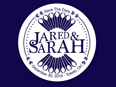 Save The Date Coaster coaster wedding