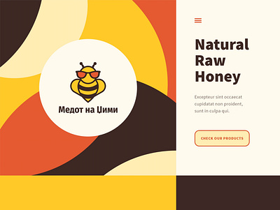 Honey Website Design, Branding & Package Design bees brand identity branding cards color palette honey minimalist modern design natural warm colors web design web shop