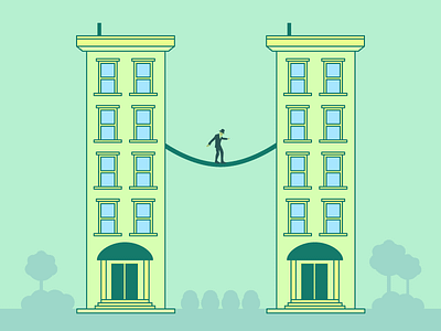 36 Days of Type: H 36 days of type 36daysoftype 36daysoftype h buildings city drawing flat h high high wire act illustration wire