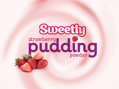 Strawberry Pudding powder pudding strawberry sweetly