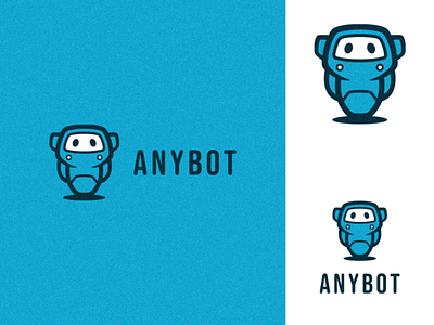 Anybot app bot brand brand identity branding character creative design graphic design graphicdesign icon illustration illustrator logo logodesign logos robot van vector web