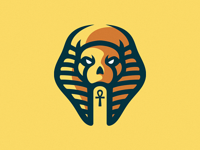 Pharaoh Logo Design art badge brand design branding creative design egypt esports face graphic design illustration illustrator logo logo design mascot logo pharaoh photoshop symbol vector yellow