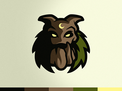 Treant Logo Design art brand identity branding creative design graphic design green illustration illustration art illustrator league of legends logo logo design mascot mascot logo moon photoshop tree logo vector world of warcraft