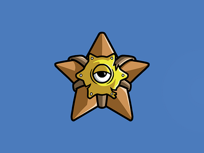 Staryu Illustration art art direction artist artwork creative creativity cute design draw drawing eye graphic design illustration illustration art illustrations logo photoshop pokemon star unique