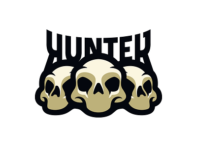 Hunter Logo Design art artwork branding creative cute design esport logo esports graphic design illustration illustrator logo mascot logo photoshop skull skull logo skulls typeface typogaphy vector